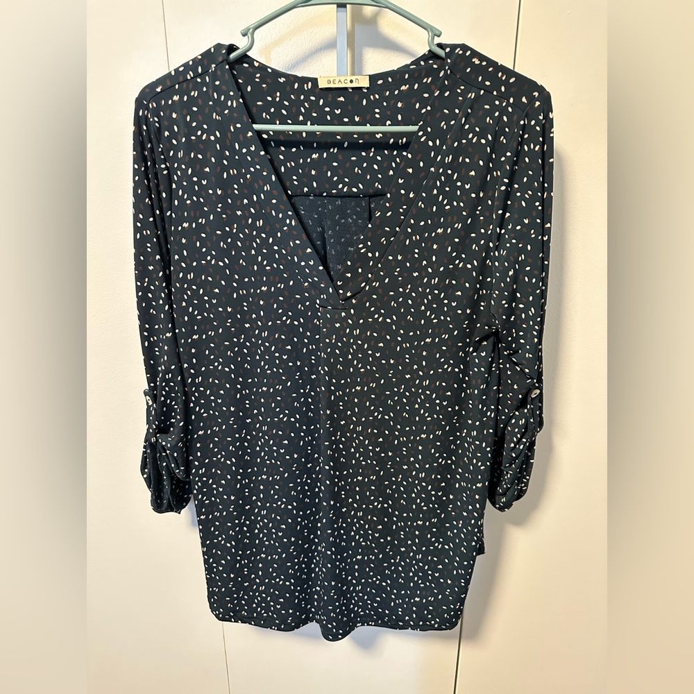 Stitch Fix Beacon medium blouse blue